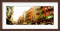 Buildings along the street, Chinatown, Manhattan, New York City, New York State, USA Fine Art Print