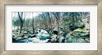 River flowing through a valley, Hudson Valley, New York State Fine Art Print