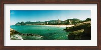 Tourists on the beach, Ipanema Beach, Rio de Janeiro, Brazil Fine Art Print