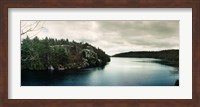 Lake Minnewaska in Minnewaska State Park, Catskill Mountains, New York State, USA Fine Art Print