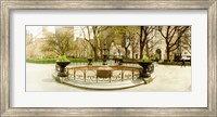 Fountain in Madison Square Park in the spring, Manhattan, New York City, New York State, USA Fine Art Print