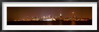 Midtown Manhattan Skyline at Night,  New York City Fine Art Print