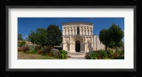 Facade of a Roman church, Echillais, Charente-Maritime, Poitou-Charentes, France Fine Art Print