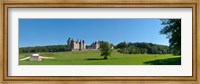 Castle on a hill, Chateau de Montpoupon, Indre-Et-Loire, Pays-De-La-Loire, Touraine, France Fine Art Print