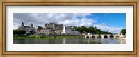 Castle on a hill, Saint Aignan, Loire-Et-Cher, Loire Valley, France Fine Art Print