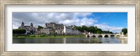 Castle on a hill, Saint Aignan, Loire-Et-Cher, Loire Valley, France Fine Art Print