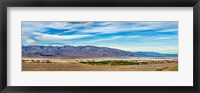 Landscape with mountain range in the background, Furnace Creek Ranch, Death Valley, Death Valley National Park, California, USA Fine Art Print
