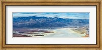 Salt flats viewed from Dantes View, Death Valley, Death Valley National Park, California Fine Art Print