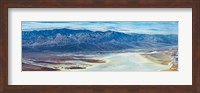 Salt flats viewed from Dantes View, Death Valley, Death Valley National Park, California Fine Art Print