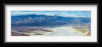 Salt flats viewed from Dantes View, Death Valley, Death Valley National Park, California Fine Art Print