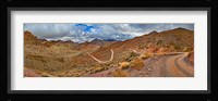 Road passing through landscape, Titus Canyon Road, Death Valley, Death Valley National Park, California, USA Fine Art Print