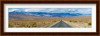 Road passing through a desert, Death Valley, Death Valley National Park, California, USA Fine Art Print