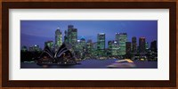 Buildings at the waterfront, Sydney Opera House, Sydney, New South Wales, Australia Fine Art Print