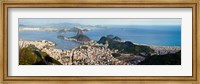 Aerial view of  Guanabara Bay, Rio De Janeiro, Brazil Fine Art Print