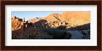 Village in the Dades Valley, Dades Gorges, Ouarzazate, Morocco Fine Art Print