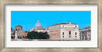 St. Peter's Basilica in Vatican City, Ponte Sant Angelo, Rome, Lazio, Italy Fine Art Print