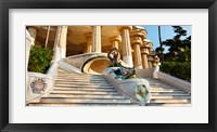 Steps at Park Guell, Barcelona, Catalonia, Spain Fine Art Print