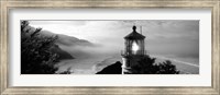 Heceta Head Lighthouse in Black and White, Oregon Fine Art Print
