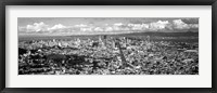 San Francisco as Viewed from Twin Peaks (black & white) Fine Art Print