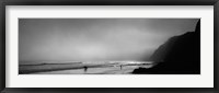 Surfers on the beach, Point Reyes National Seashore, Marin County, California, USA Fine Art Print