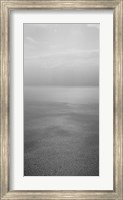 Reflection of clouds on water, Lake Geneva, Switzerland (black and white) Fine Art Print