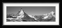 Matterhorn Switzerland in Black and White Fine Art Print