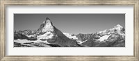 Matterhorn Switzerland in Black and White Fine Art Print