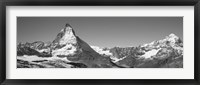 Matterhorn Switzerland in Black and White Fine Art Print