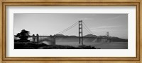 Golden Gate Bridge in Black and White Fine Art Print
