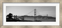 Golden Gate Bridge in Black and White Fine Art Print