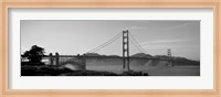 Golden Gate Bridge in Black and White Fine Art Print