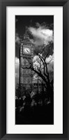 Big Ben, London, England, United Kingdom (black and white) Fine Art Print