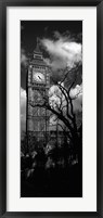 Big Ben, London, England, United Kingdom (black and white) Fine Art Print