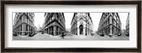 360 degree view of a city, Montreal, Quebec, Canada Fine Art Print