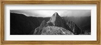 Ruins, Machu Picchu, Peru (black and white) Fine Art Print