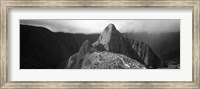 Ruins, Machu Picchu, Peru (black and white) Fine Art Print