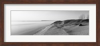 Sand dunes at the lakeside, Sleeping Bear Dunes National Lakeshore, Lake Michigan, Michigan, USA Fine Art Print