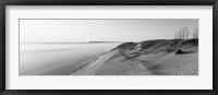 Sand dunes at the lakeside, Sleeping Bear Dunes National Lakeshore, Lake Michigan, Michigan, USA Fine Art Print