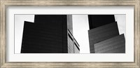 Mid section view of buildings, Time Warner Buildings, Manhattan, New York City, New York, USA Fine Art Print