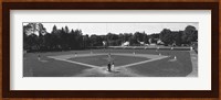Doubleday Field Cooperstown NY (black and white) Fine Art Print