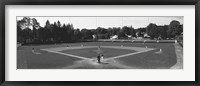 Doubleday Field Cooperstown NY (black and white) Fine Art Print