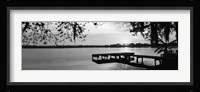 Lake Whippoorwill, Sunrise, Florida (black & white) Fine Art Print