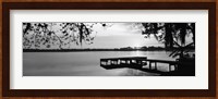 Lake Whippoorwill, Sunrise, Florida (black & white) Fine Art Print