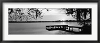Lake Whippoorwill, Sunrise, Florida (black & white) Fine Art Print