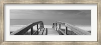 Boardwalk on the beach, Gasparilla Island, Florida, USA Fine Art Print