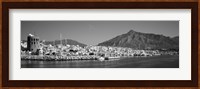 Boats at a harbor, Puerto Banus, Marbella, Costa Del Sol, Andalusia, Spain Fine Art Print