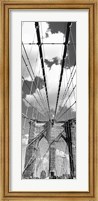 Brooklyn Bridge, Manhattan, New York City (black and white, vertical) Fine Art Print
