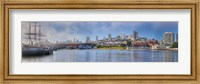 Buildings at the waterfront, Fisherman's Wharf, San Francisco, California, USA Fine Art Print