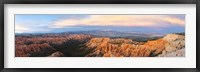 Bryce Canyon from Bryce Point in the evening, Bryce Canyon National Park, Utah, USA Fine Art Print