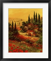 Toscano Valley I Framed Print